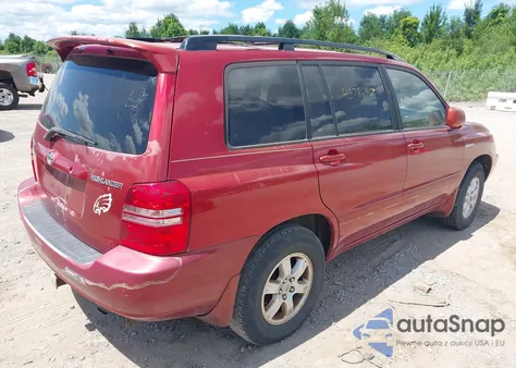 2002 Toyota Highlander Limited V6 z USA, uszkodzony, nr VIN JTEHF21A120078015